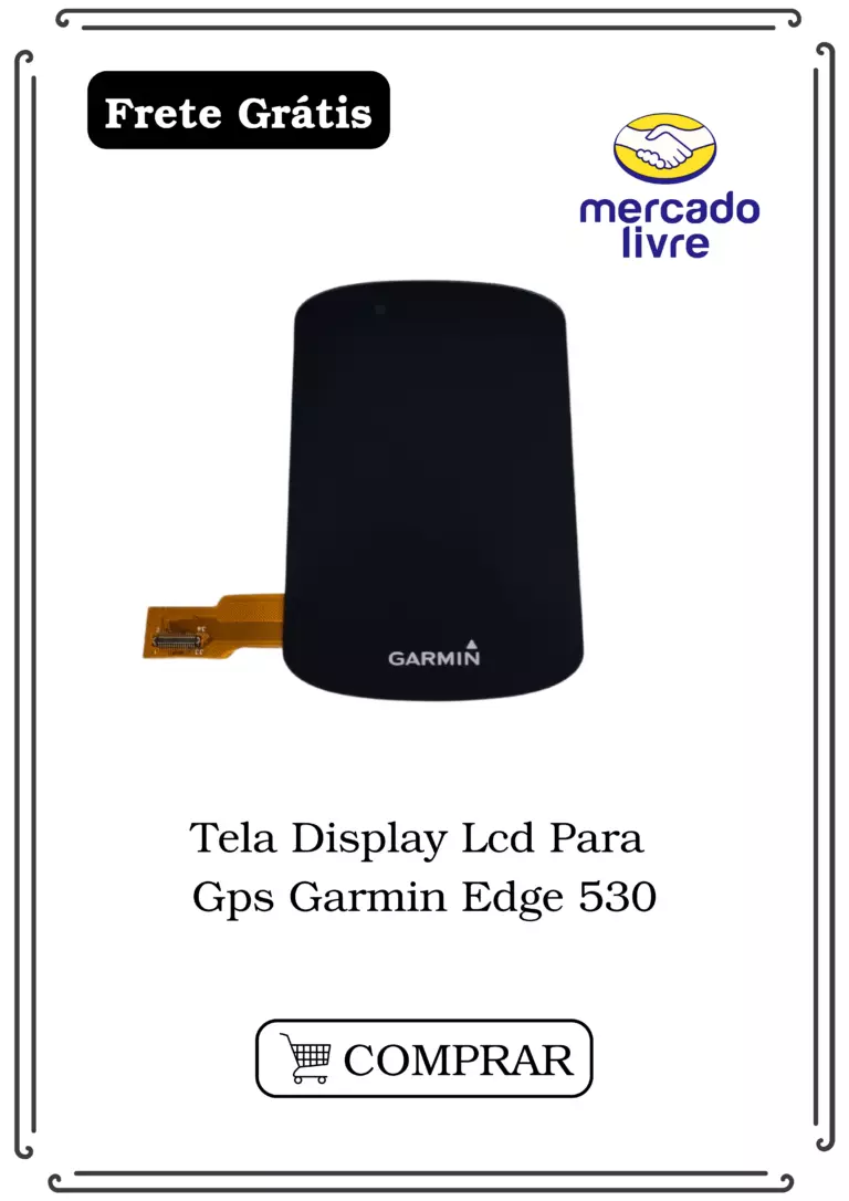 Tela Display LCD Gps Garmin Edge 530