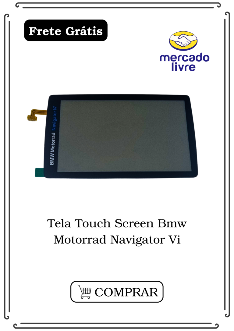 Tela Display LCD Touch BMW Motorrad Navigator 6